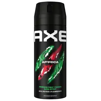 Kruidvat Axe Africa Deodorant & Bodyspray aanbieding