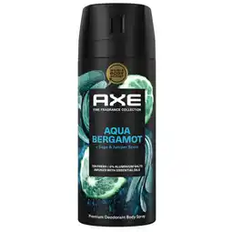 Kruidvat Axe Fine Fragrance Aqua Bergamot Deodorant & Bodyspray aanbieding