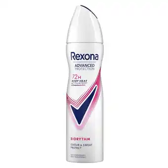 Kruidvat Rexona Women Advanced Protection Biorythm Antitranspirant Spray aanbieding