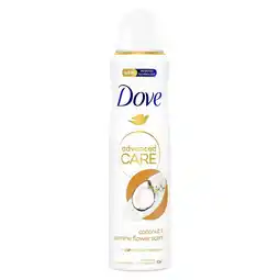 Kruidvat Dove Advanced Care Coconut & Jasmine Anti-transpirant Deodorant Spray aanbieding