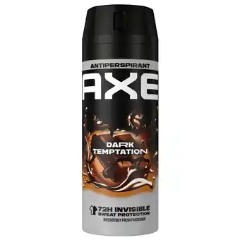 Kruidvat Axe Dark Temptation Antitranspirant Spray aanbieding
