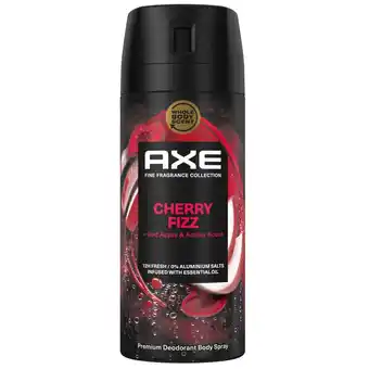 Kruidvat Axe Fine Fragrance Cherry Fizz Deodorant Bodyspray aanbieding
