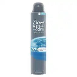 Kruidvat Dove Men+Care Advanced Clean Comfort Antitranspirant Spray aanbieding