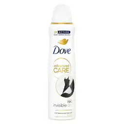 Kruidvat Dove Advanced Care Invisible Dry Antitranspirant Deodorant Spray aanbieding