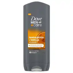 Kruidvat Dove Men+Care Sandalwood & Vanilla 3-in-1 Douchegel aanbieding