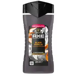 Kruidvat Axe Fine Fragrance Black Vanilla Douchegel aanbieding