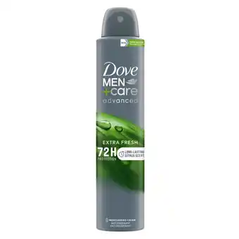 Kruidvat Dove Men+Care Advanced Extra Fresh Antitranspirant Spray aanbieding
