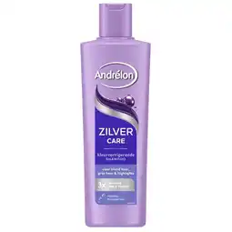 Kruidvat Andrélon Zilver Care Kleurcorrigerende Shampoo aanbieding