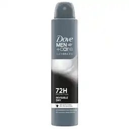 Kruidvat Dove Men+Care Advanced Invisible Dry Antitranspirant Spray aanbieding