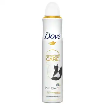 Kruidvat Dove Invisible Care Dry Deodorant Spray aanbieding