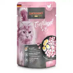 Zooplus Dubbelpak: Leonardo Finest Selection Zakjes 32 x 85 g Kattenvoer - Gevogelte & Ei aanbieding