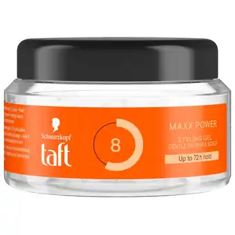 Kruidvat Taft Maxx Power Level 8 Styling Gel aanbieding