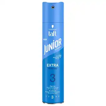 Kruidvat Taft Junior Extra Strong 3 Haarspray aanbieding