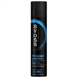 Kruidvat Syoss Hold 4 Volume Haarspray aanbieding