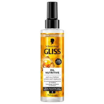 Kruidvat Gliss Oil Nutritive Anti-Klitspray aanbieding