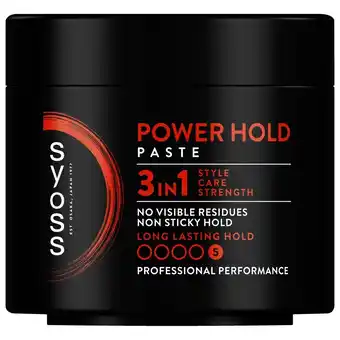 Kruidvat SYOSS Men Power Hold Extreme Styling Paste aanbieding