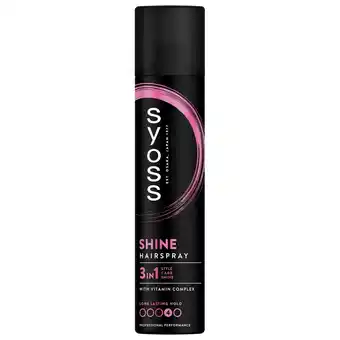 Kruidvat Syoss Hold 4 Shine Haarspray aanbieding