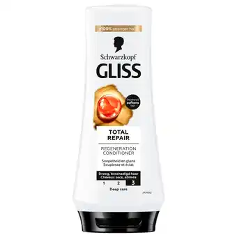 Kruidvat Gliss Total Repair Regeneration Conditioner aanbieding