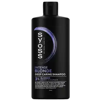 Kruidvat Syoss Intense Blonde Shampoo aanbieding