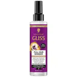 Kruidvat Gliss Full Hair Wonder Anti-Klitspray aanbieding