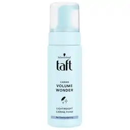 Kruidvat Taft Caring Volume Wonder Mousse aanbieding