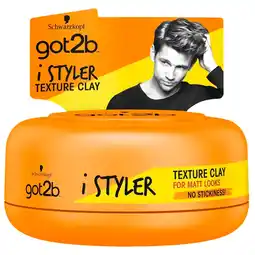 Kruidvat Schwarzkopf Got2b I Styler Texture Clay aanbieding