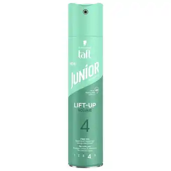 Kruidvat Taft Junior Lift-Up Volume 4 Haarspray aanbieding