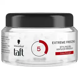Kruidvat Taft Extreme Freezing Hold 5/15 Styling Gel aanbieding