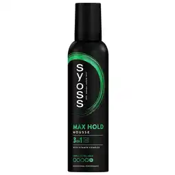 Kruidvat Syoss Max Hold Haarmousse aanbieding