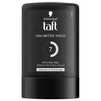 Kruidvat Taft Unlimited Hold Level 7 Haargel aanbieding