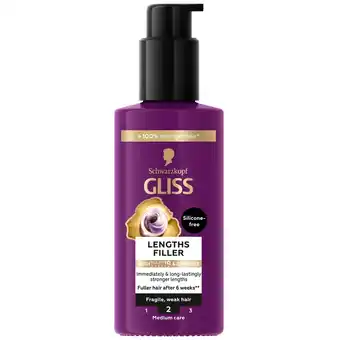 Kruidvat Gliss Full Hair Wonder Lengths Filler Serum aanbieding