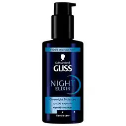 Kruidvat Gliss Overnight Moisture Night Elixir aanbieding