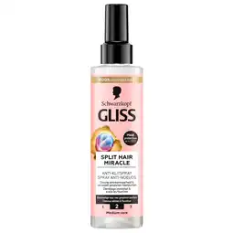 Kruidvat Gliss Split Hair Miracle Anti-Klitspray aanbieding