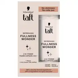 Kruidvat Taft Refreshing Fullness Wonder 2-in-1 Poeder aanbieding