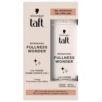Kruidvat Taft Refreshing Fullness Wonder 2-in-1 Poeder aanbieding