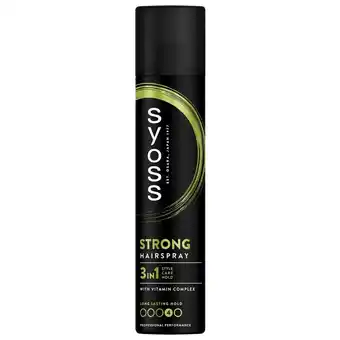 Kruidvat Syoss Hold 4 Strong Haarspray aanbieding