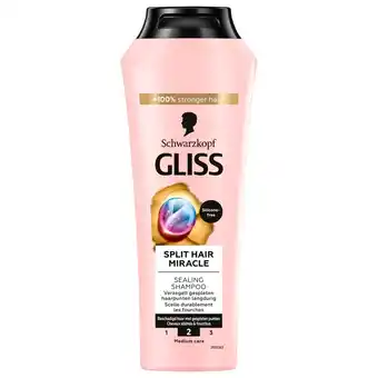 Kruidvat Gliss Split Hair Miracle Sealing Shampoo aanbieding