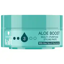 Kruidvat Taft Aloe Boost Hold 3 Multi-Purpose Styling Paste aanbieding