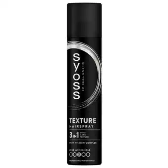 Kruidvat Syoss Hold 3 Texture Haarspray aanbieding