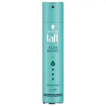 Kruidvat Taft Aloe Boost Hold 4 Hairspray aanbieding