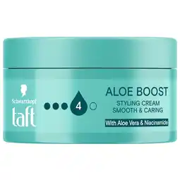 Kruidvat Taft Aloe Boost Hold 4 Styling Cream aanbieding