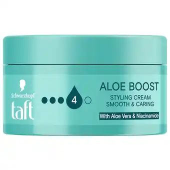 Kruidvat Taft Aloe Boost Hold 4 Styling Cream aanbieding