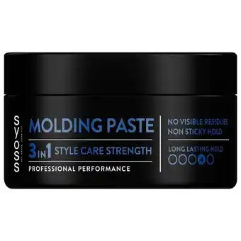 Kruidvat Syoss 3-in-1 Styling Care Strength Hold 4 Molding Paste aanbieding