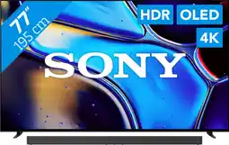 Coolblue Sony 77'' Bravia 8 OLED 4K (2024) + Sony Bravia Theatre Bar 9 Zwart aanbieding