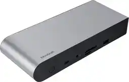 Coolblue BlueBuilt DisplayLink Docking Station Pro met USB-C Zilver aanbieding