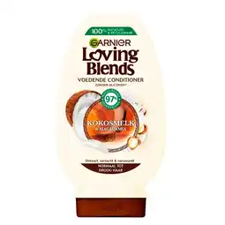 Kruidvat Garnier Loving Blends Kokosmelk & Macadamia Conditioner aanbieding