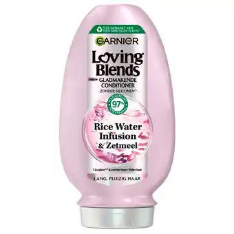 Kruidvat Garnier Loving Blends Rice Water Infusion & Zetmeel Gladmakende Conditioner aanbieding