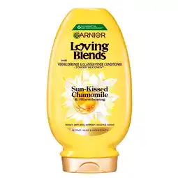 Kruidvat Garnier Loving Blends Sun-Kissed Chamomile & Bloemenhoning Verhelderende & Glansgevende Conditioner aanbieding