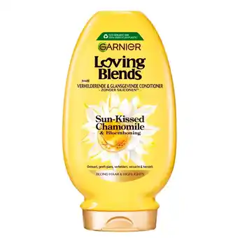 Kruidvat Garnier Loving Blends Sun-Kissed Chamomile & Bloemenhoning Verhelderende & Glansgevende Conditioner aanbieding