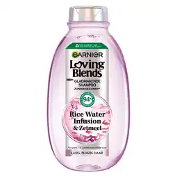 Kruidvat Garnier Loving Blends Rice Water Infusion & Zetmeel Gladmakende Shampoo aanbieding